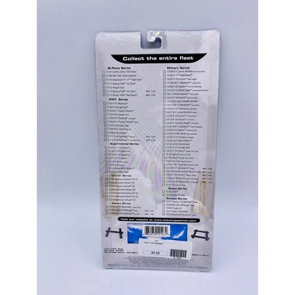 Hot Wings F-18 Hornet Die Cast Collectible Plane 2009 Edition - Picture 5 of 12